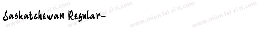 Saskatchewan Regular字体转换